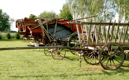 Expozice Muzea zemědělských strojů a nářadí v Hošticích-Herolticích